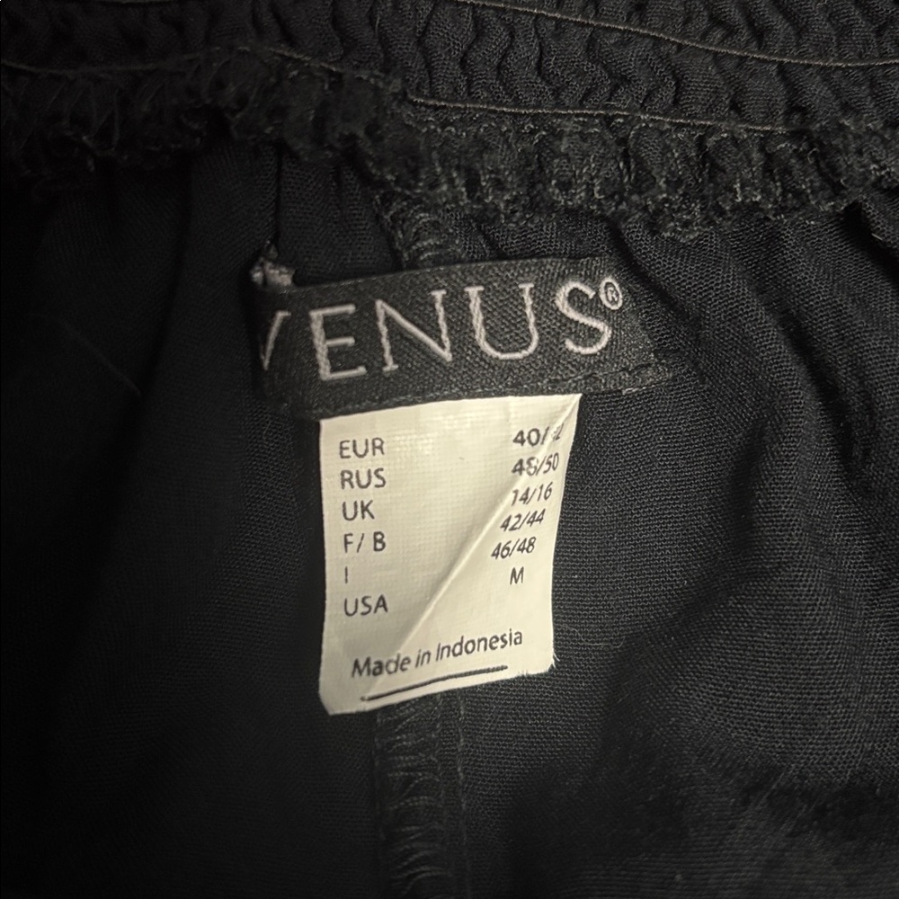 Venus Vintage Split Leg Tie Dye Pant Cover Up Size Med W14.5”-19” - Picture 5 of 5